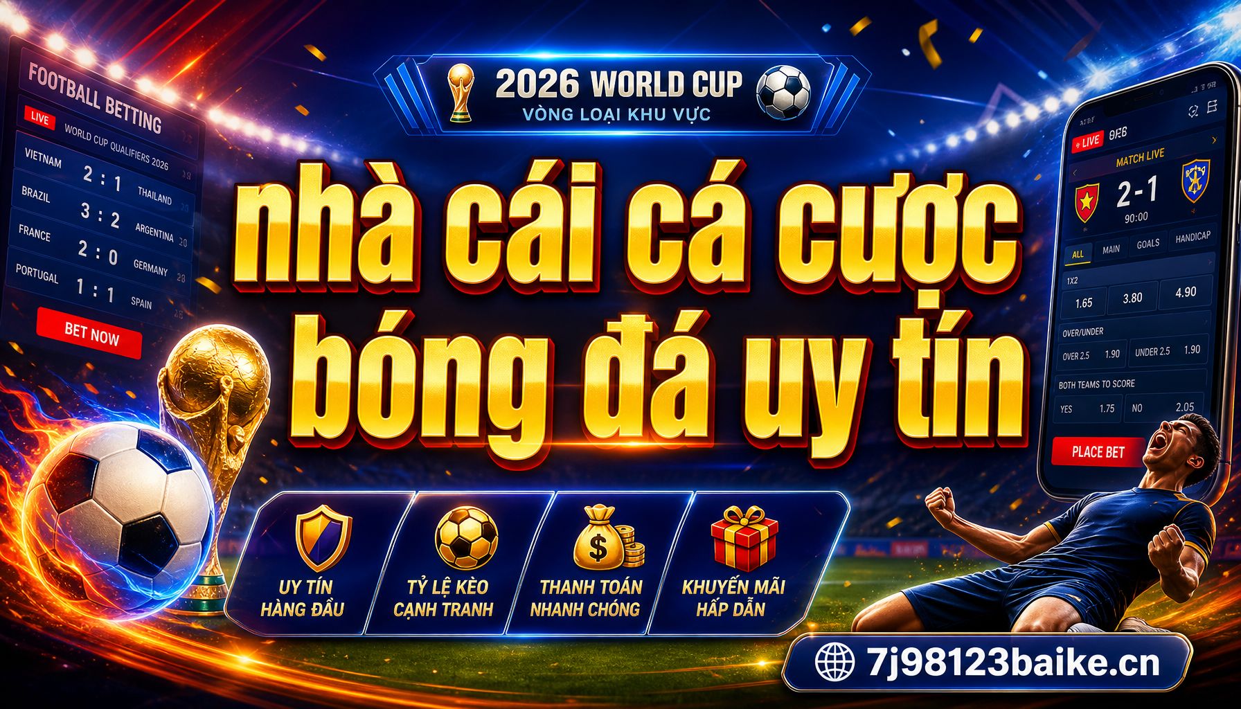 nhà cái cá cược bóng đá uy tín